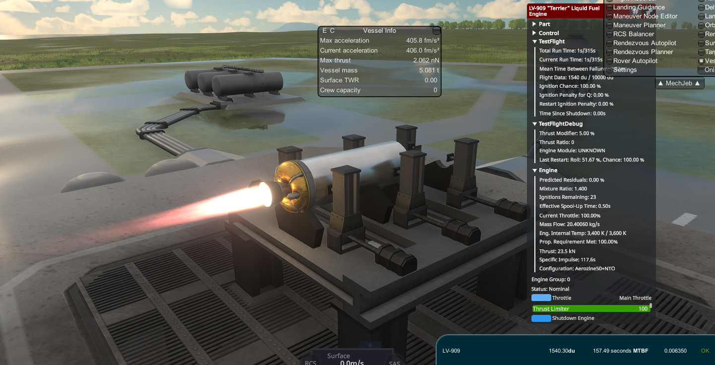 KSP Engine Test